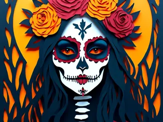 Catrina Shadow box  