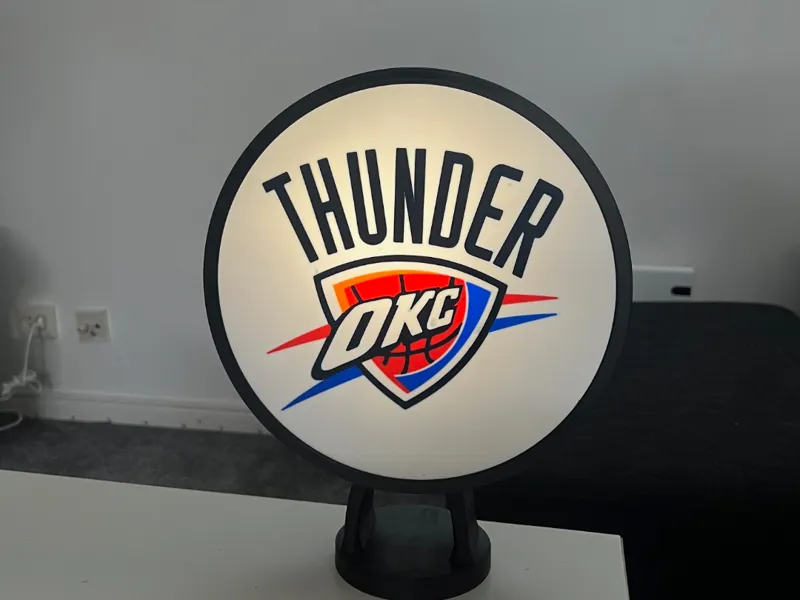 LOGO NBA LIGHTBOX OKC THUNDER