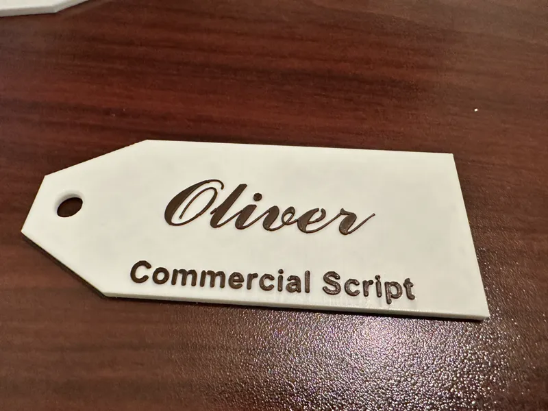 Christmas Name Tag