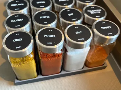 Deco haus spice jar organizer