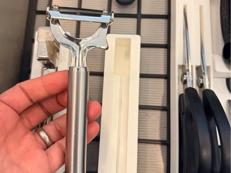 Rosle Crosswise Peeler Gridfinity Bin 1x4