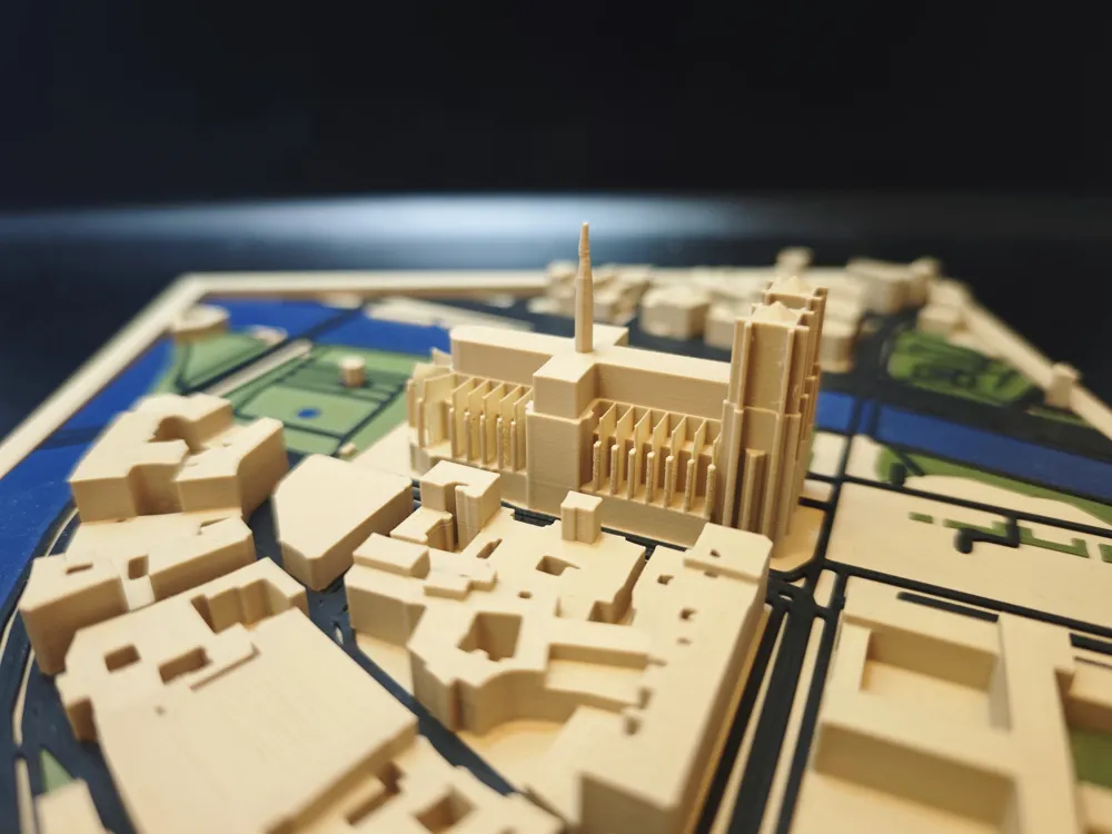 Notre Dame Paris France 3D Miniature Model by sh85_Printing MakerWorld ...