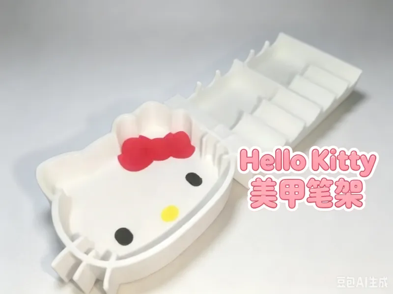Hello Kitty 美甲笔架