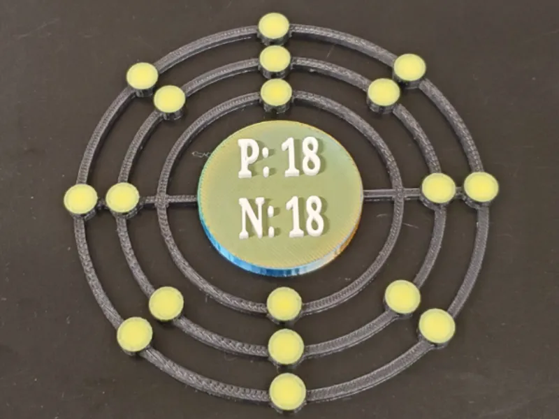 Argon Bohr Model