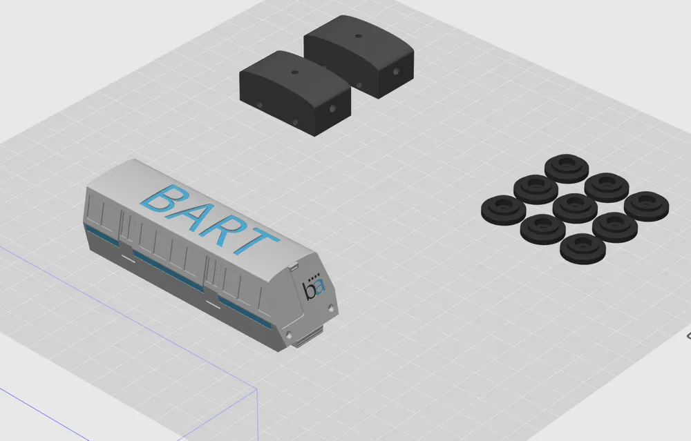 BART Bay Area Rapid Transit train-BRIO/IKEA/HAPE - Free 3D Print Model ...