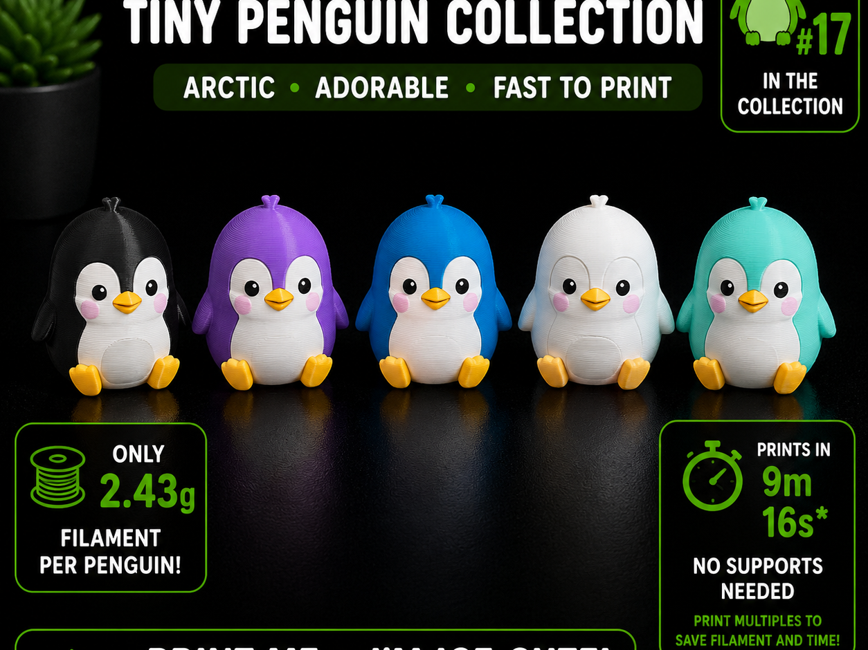 Tiny Penguin – Arctic Adorable in Under 10 Minutes