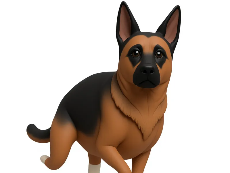 figurine berger allemand 