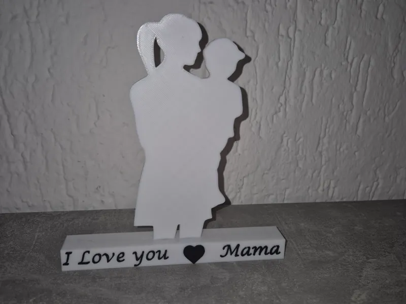Mama & Sohn Silhouette