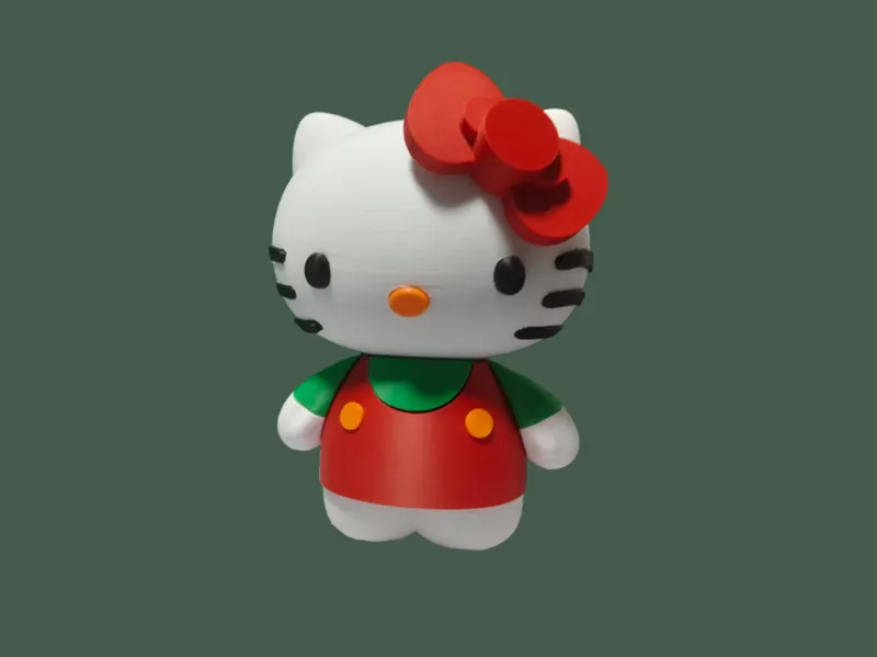hello kitty拆件版(无需AMS)