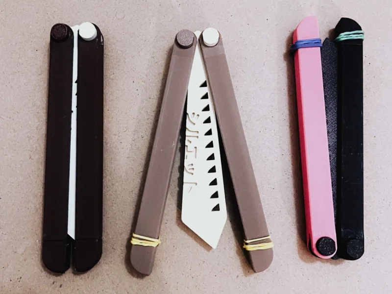 Balisong Trainer - No Hardware - Silhouette