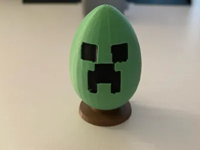 Uovo di Pasqua Creeper Minecraft 5Cm