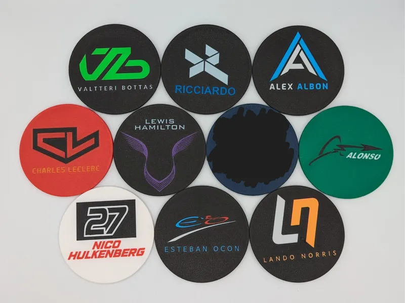 F1 Driver Logo Coasters vol. 1a