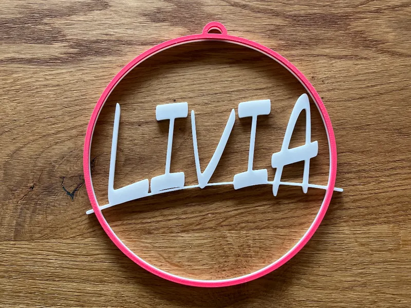Livia, Hanging Nameplate