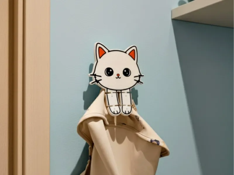 Kitty Flexi Gravity/Standard Towel Hook (no drill)