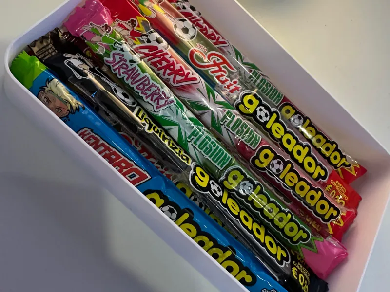 Goleador & Candies Tray