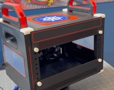 2U-6U 10inch Mini Rack base model - [YaMR]