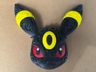 Umbreon Fan-Art Ornamental Wall Relief