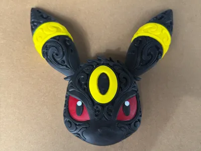 Umbreon Fan-Art Ornamental Wall Relief