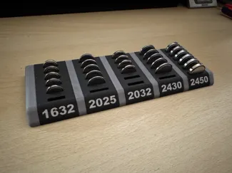 Modular Coin Cell Storage Box