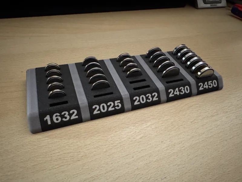 Modular Coin Cell Storage Box
