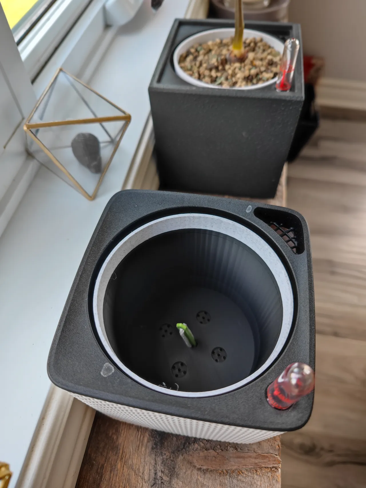 Lechuza Canto 14 Inner Pot With Keyhole view 2