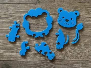 Modelo para impresión 3D: 3D Löwenpuzzle für Kinder im Holz-Stil — vista de referencia 4