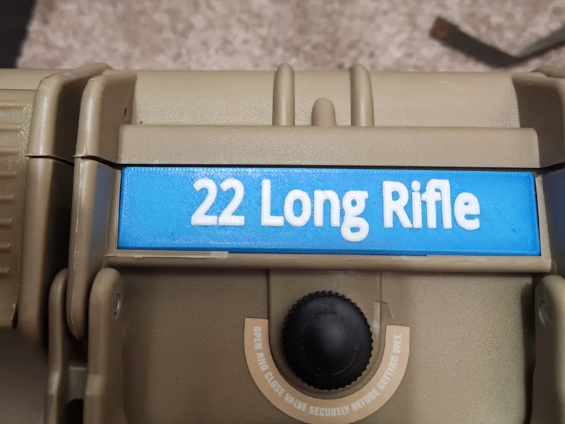 Apache 2800 22lr nameplate