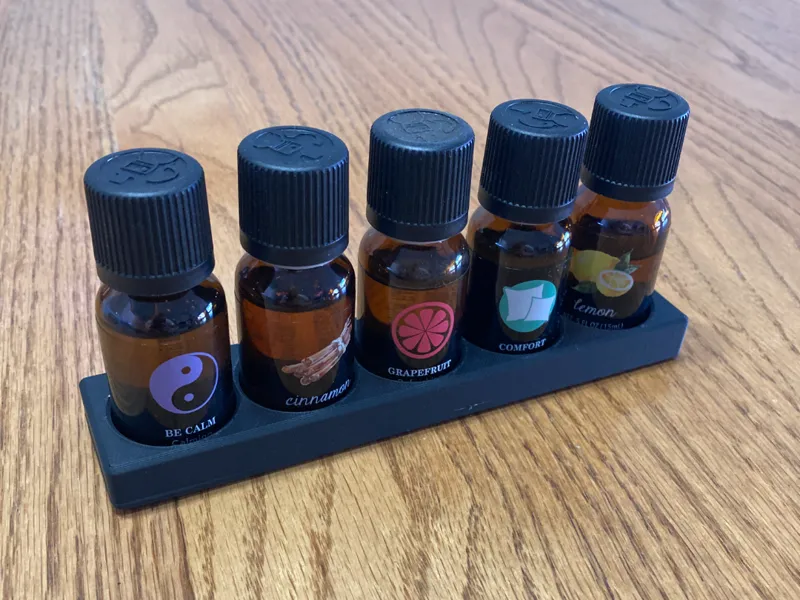 Essential Oil Holder for 5 Bottles
