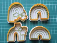 Set de tampons et emporte-pieces arc-en-ciel — photo 2