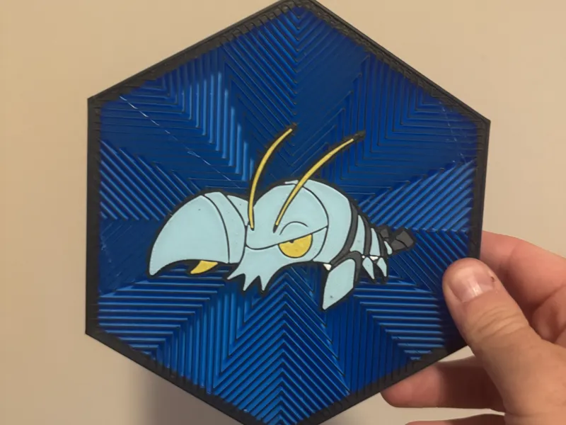 #692 Clauncher Hex Wall Art