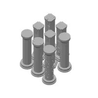 Set de colonnes - décor de jeu de rôle pour donjons — photo 5