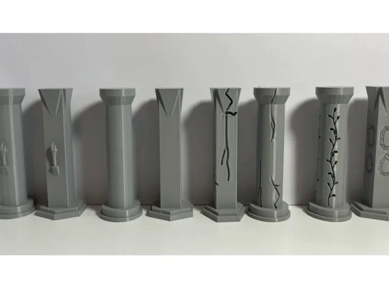 Column Set - D&D Scatter Terrain for Dungeons