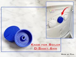 Knob for Potentiometer (Fits 6mm D-Shaft)