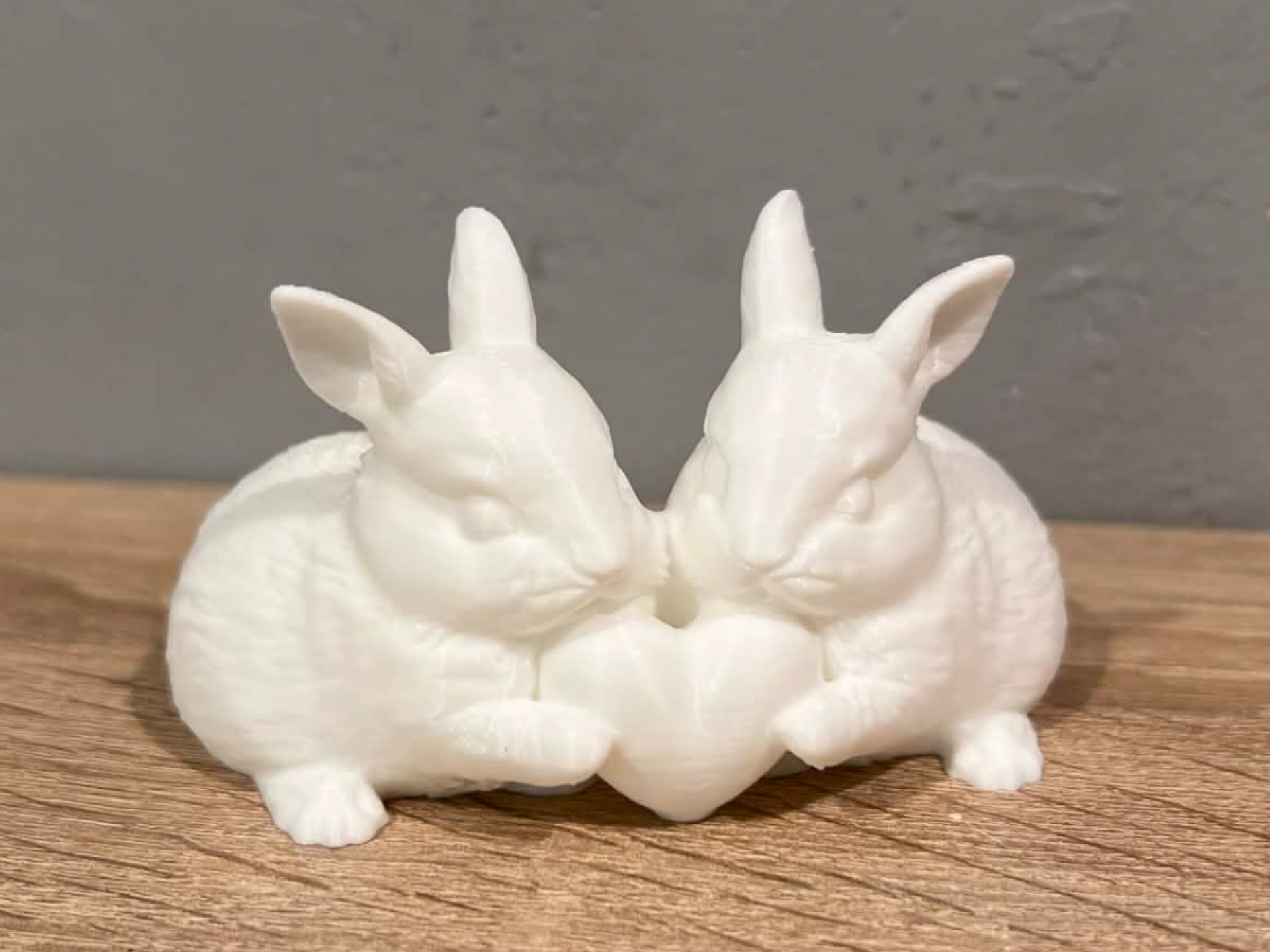 Bunnies with heart - Love - Animal