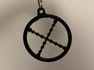 Sniper Scope Keyring