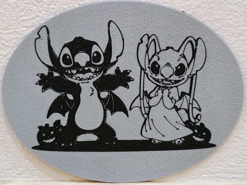 Stitch and Angel Halloween