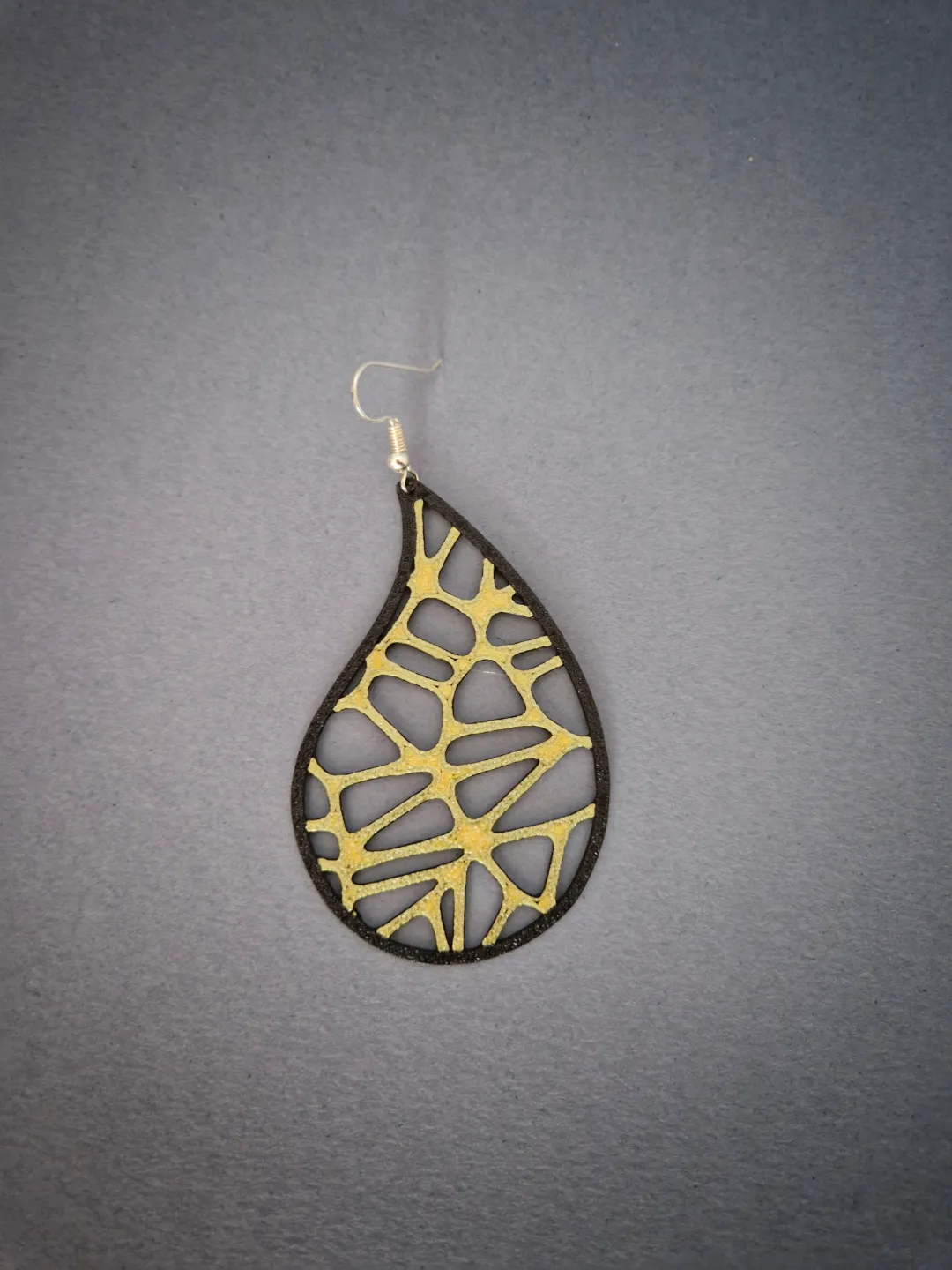Voronoi #4 - Earrings view 2