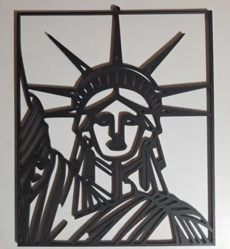 cadre statue de la liberté