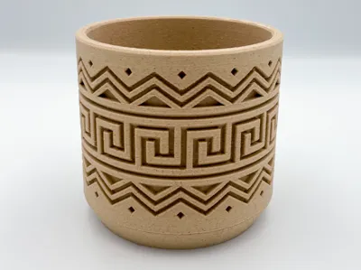 #5 Oriental planter with twist-lock drip tray