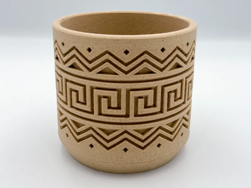 #5 Oriental planter with twist-lock drip tray
