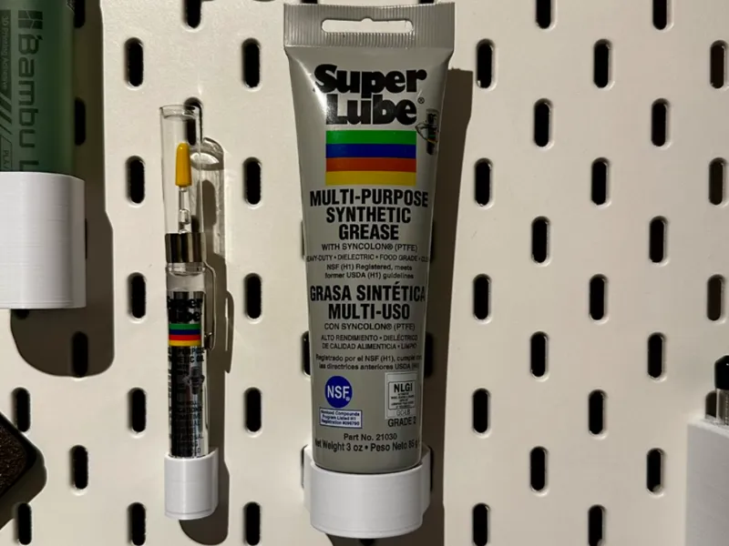 Ikea Skadis Super Lube Synthetic Grease holder