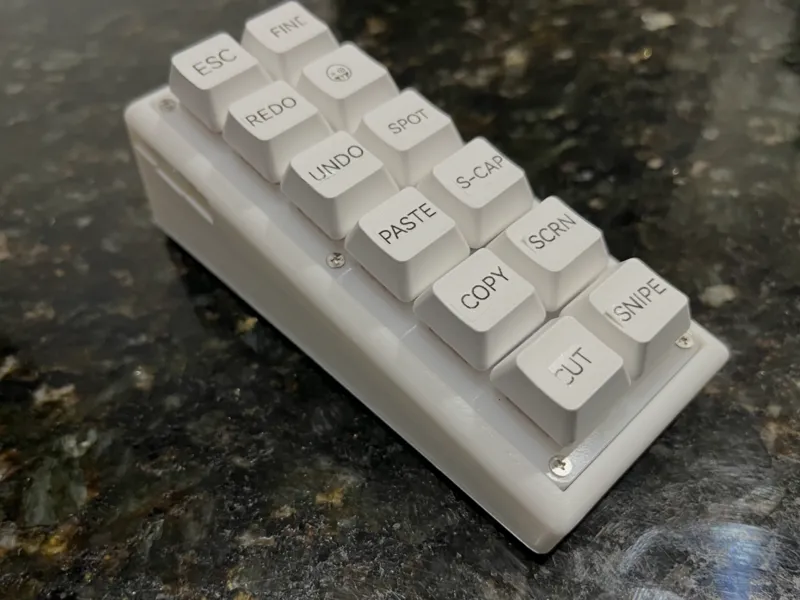 12 Key Macro Pad Case