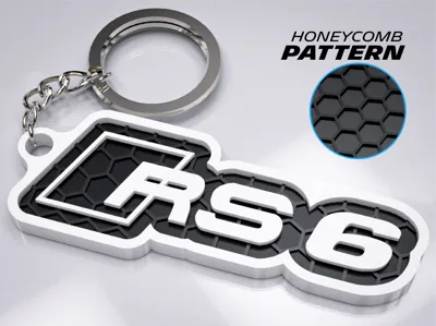 Audi RS6 Keychain