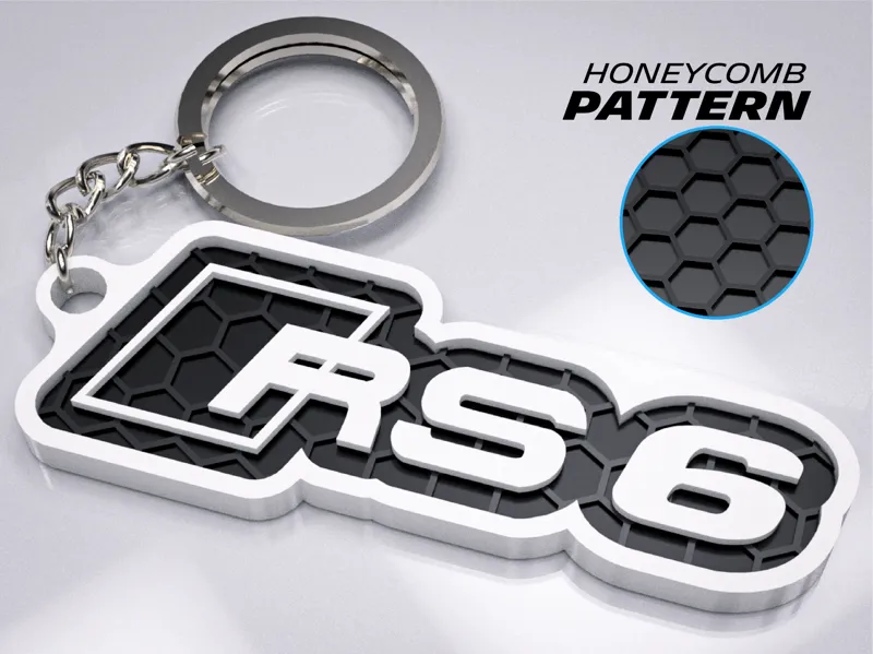 Audi RS6 Keychain
