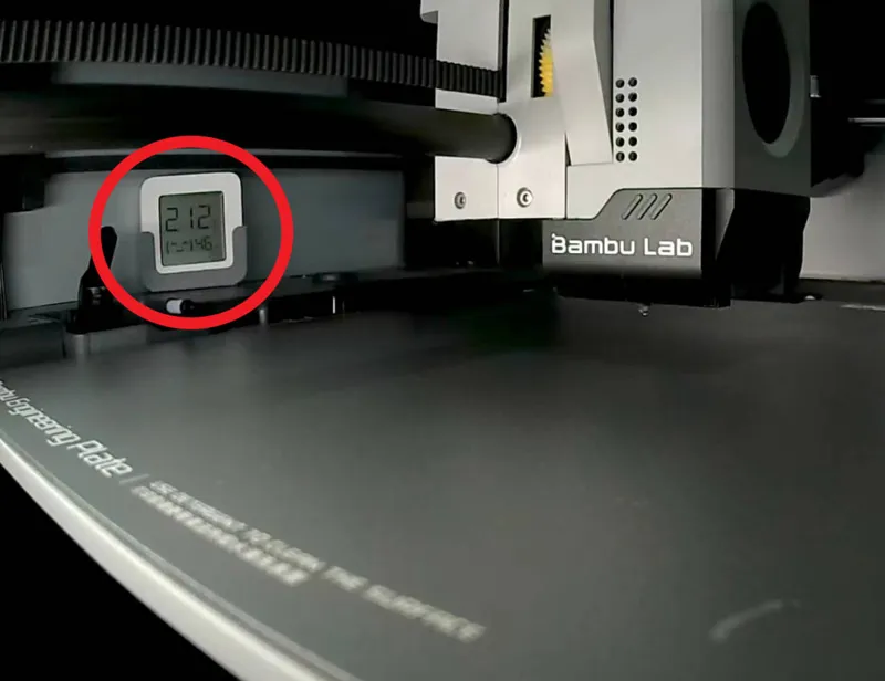 小米米家温湿度计支架 拓竹X1 P1 mijia thermometer bambuX1