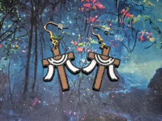 Christian Cross Earrings