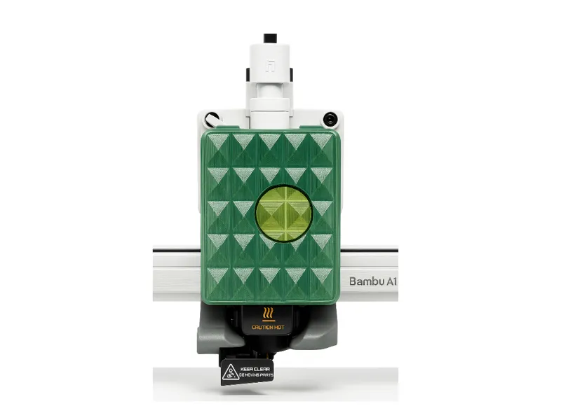 A1 Extruder Cover - Parabolic Pyramids