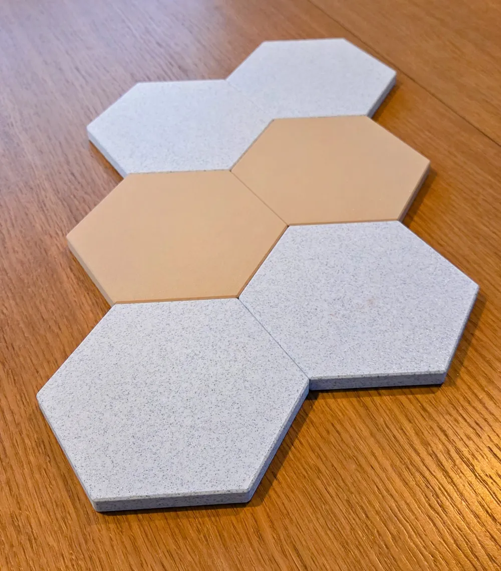 Magnetic Modular Hex Coasters - Free 3D Print Model - MakerWorld