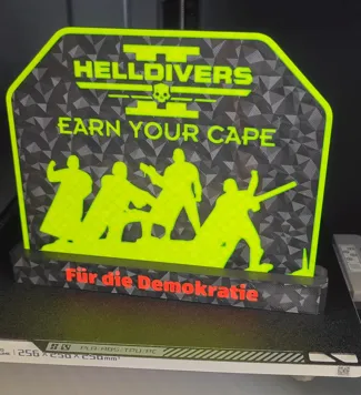 HELLDIVERS II TABLE STAND – PEO Plate optimized
