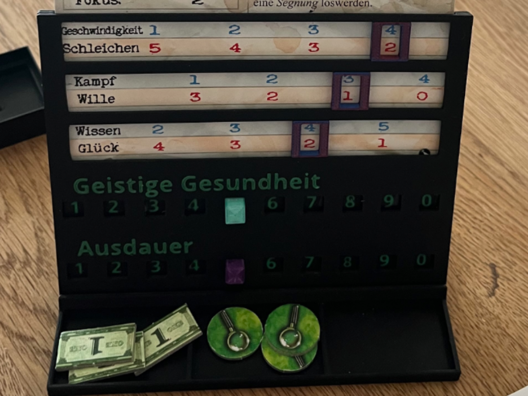 Arkham Horror 2. Edition holder for Investigator
